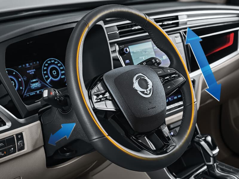 KGM Korando 2023 – indiyədək — Sükan