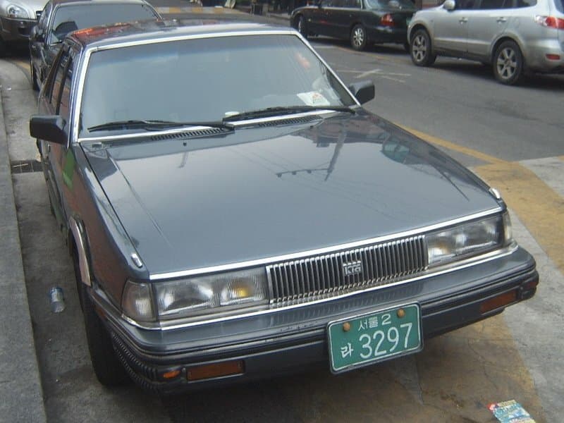 Kia Concord 1987 – 1995 — öndən görünüş