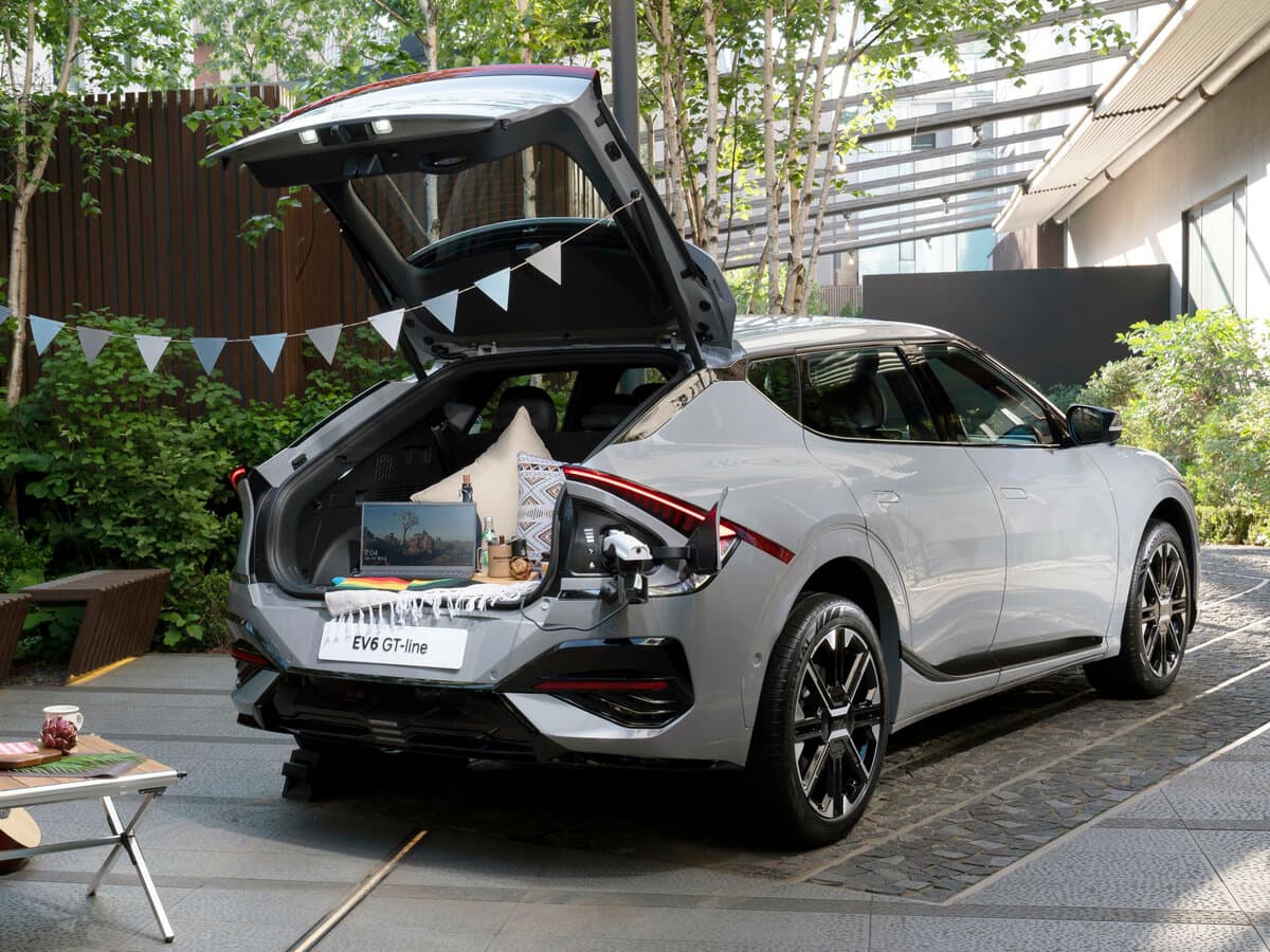 Kia EV6 I Restayling — Salon, öndən