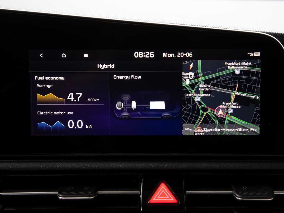 Kia Niro II — Salon, öndən