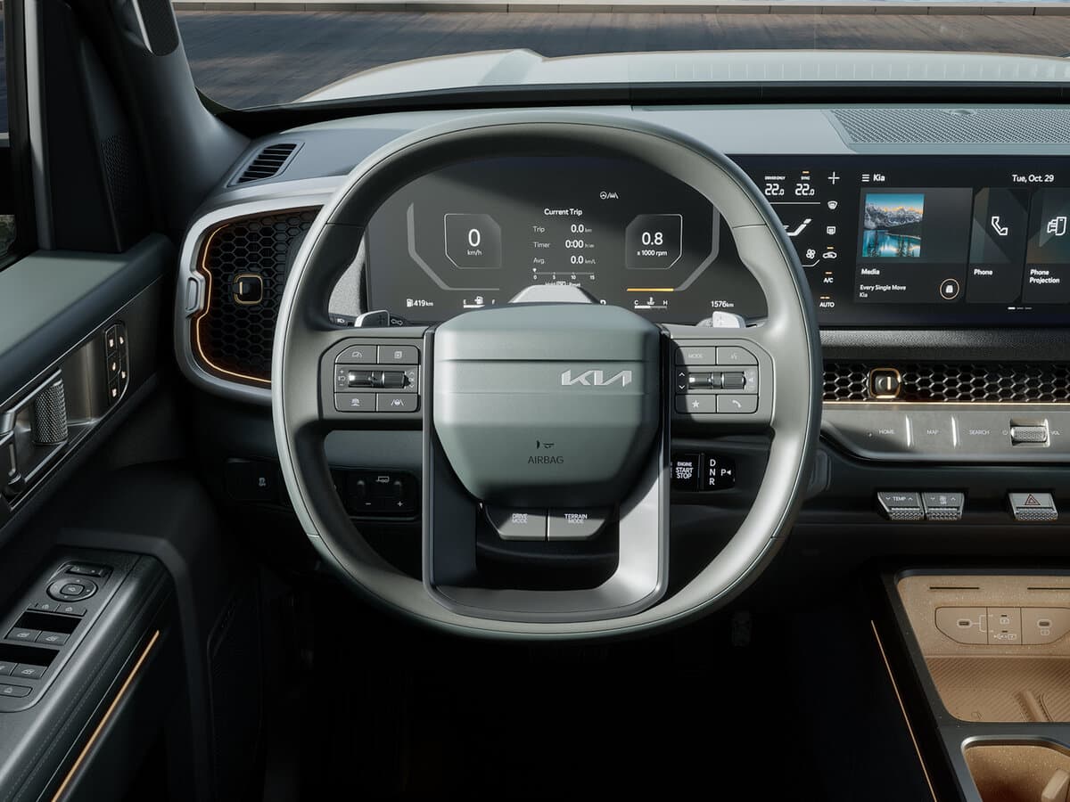 Kia Tasman 2025 – indiyədək — Sükan