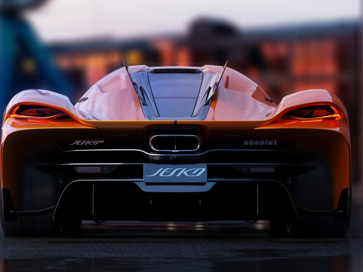 Koenigsegg Jesko 2021 – indiyədək — Arxadan