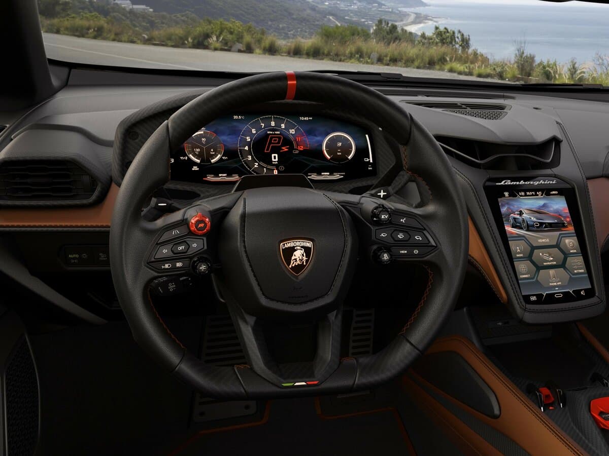 Lamborghini Temerario 2024 – indiyədək — Sükan