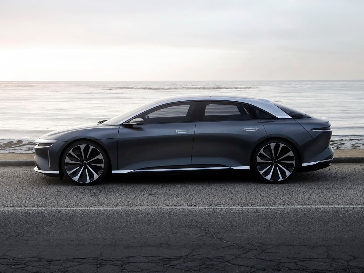 Lucid Air 2021 – indiyədək — Yandan