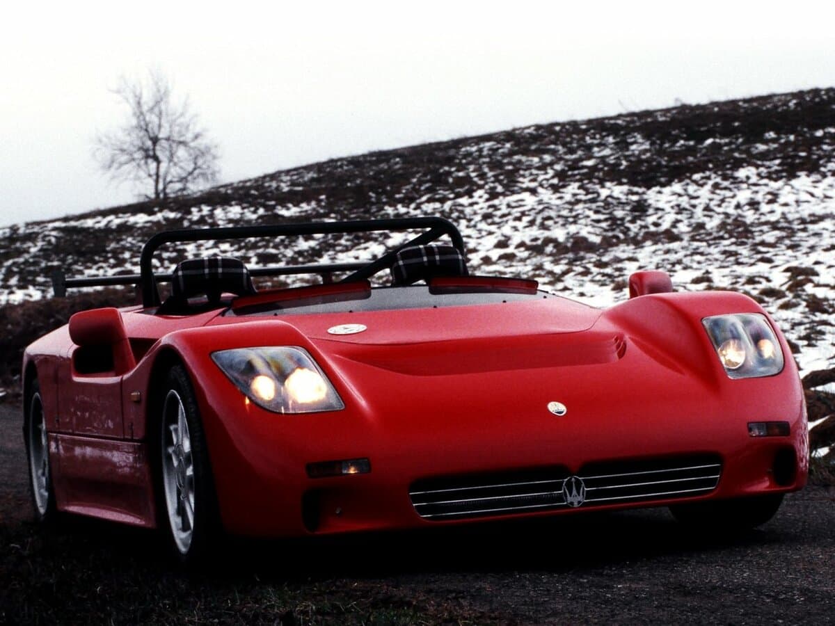 Maserati Barchetta Stradale 1991 – 1994 — öndən görünüş