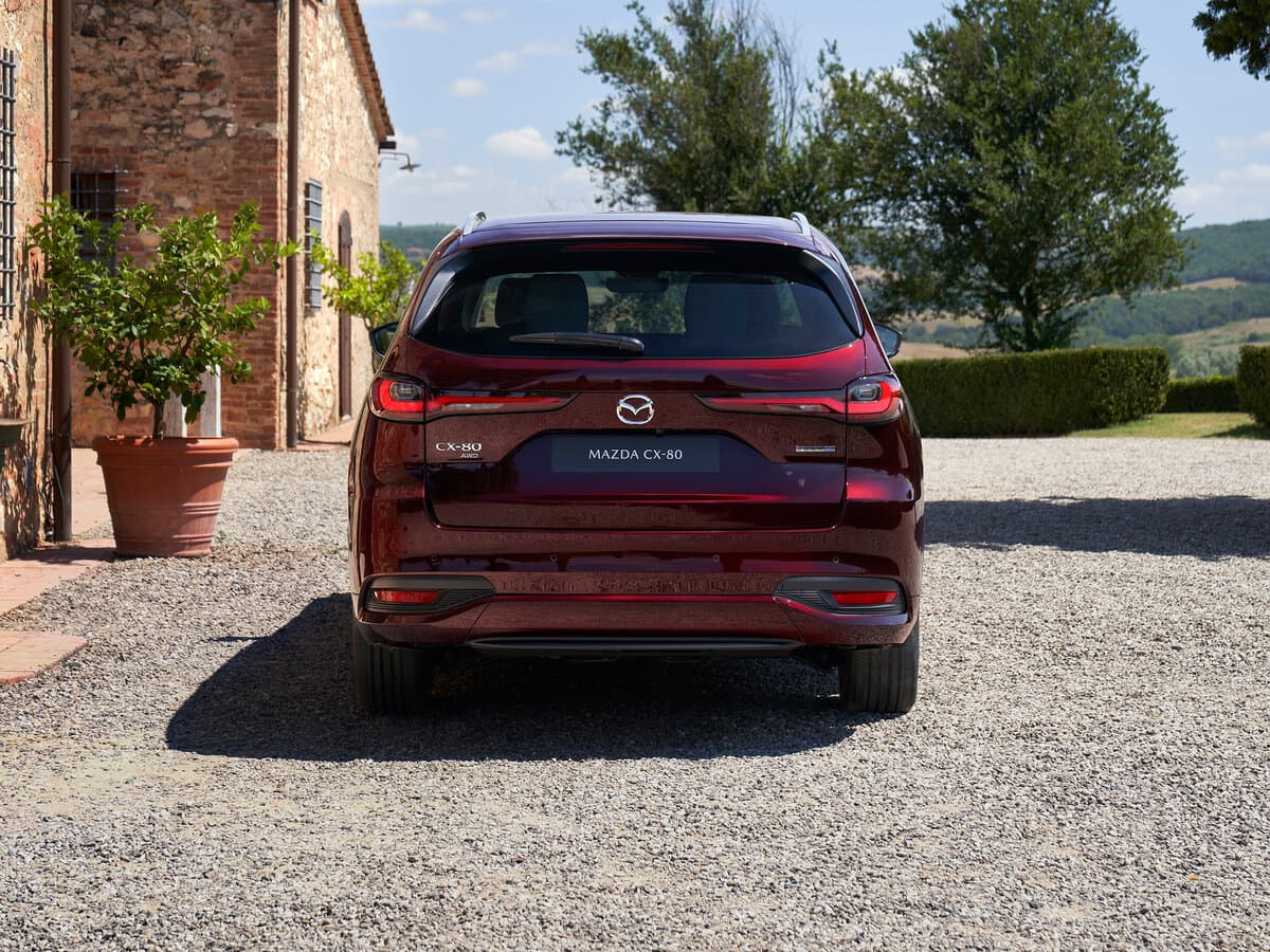 Mazda CX-80 2024 – indiyədək — Arxadan