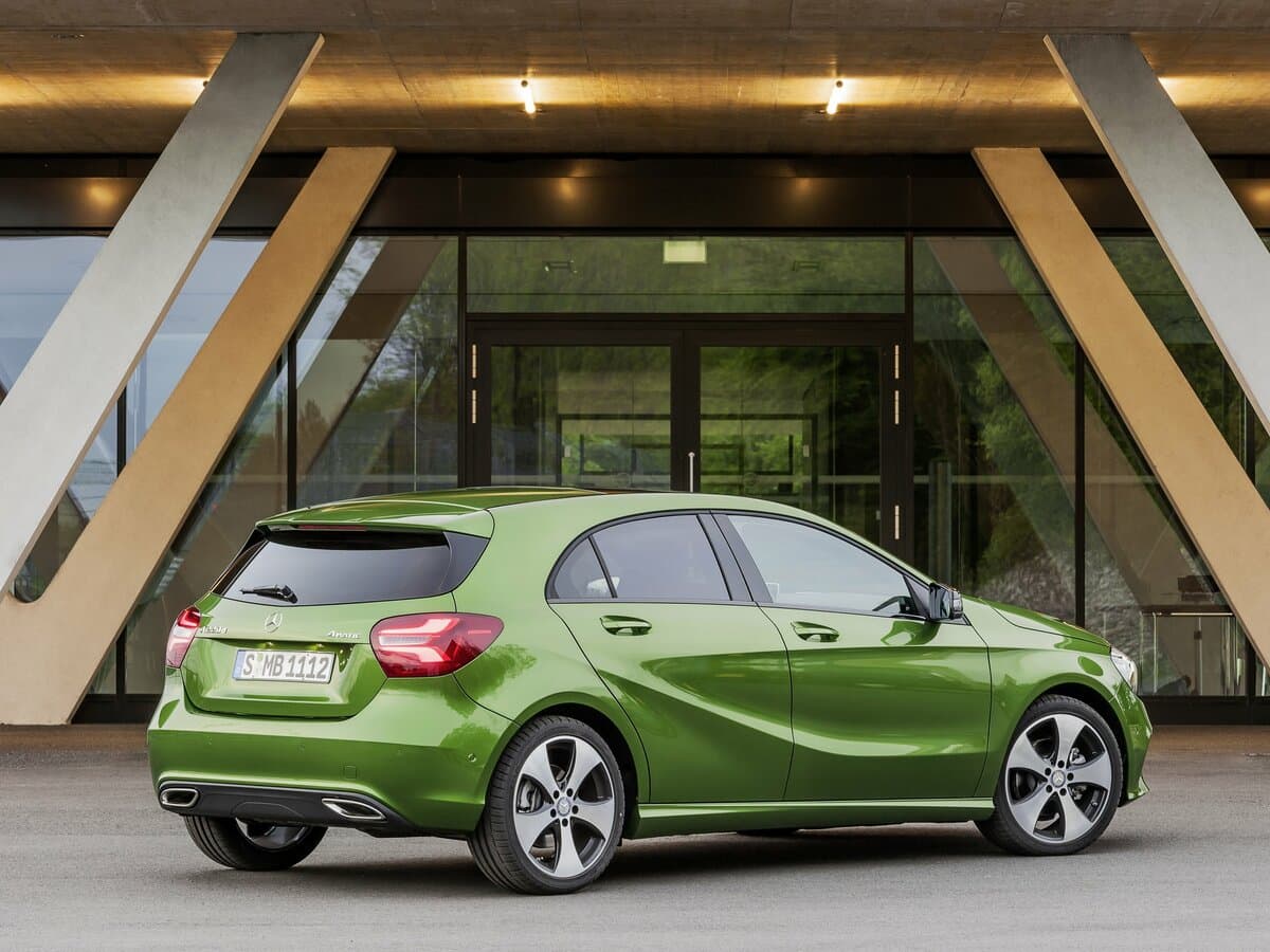 Mercedes-Benz A-Klass III (W176) Restayling — 3/4 arxadan