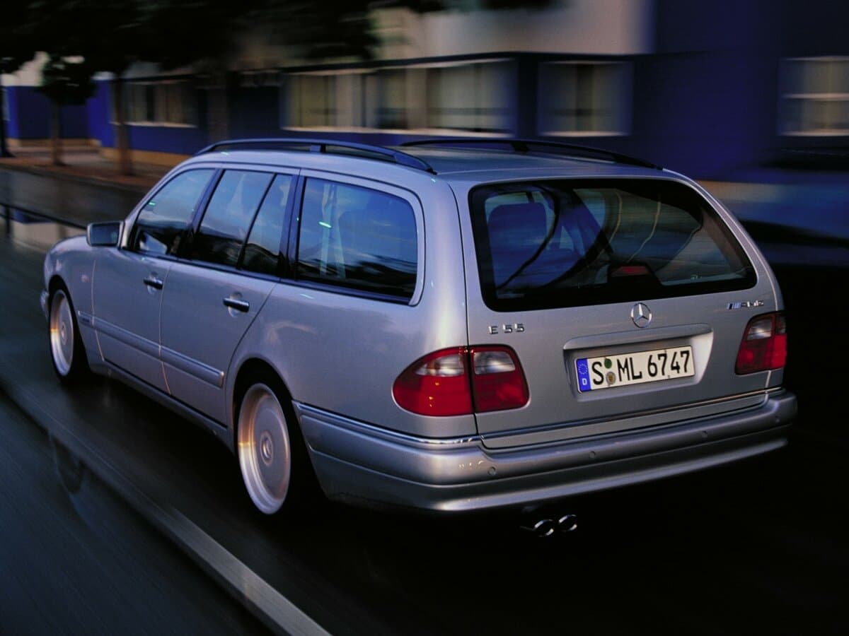 Mercedes-Benz E-Klass AMG II (W210, S210) — 3/4 arxadan