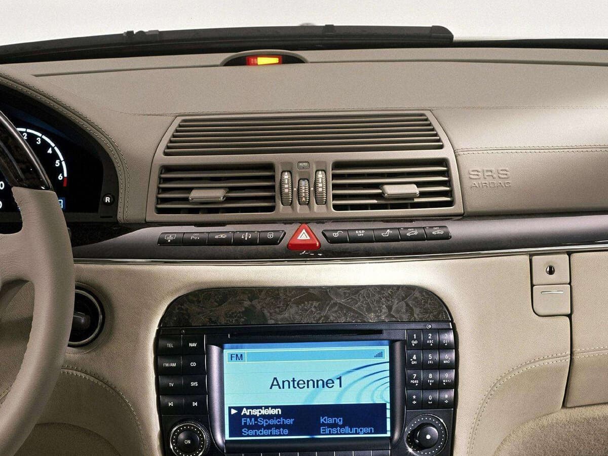 Mercedes-Benz S-Klass IV (W220) Restayling — Salon, öndən