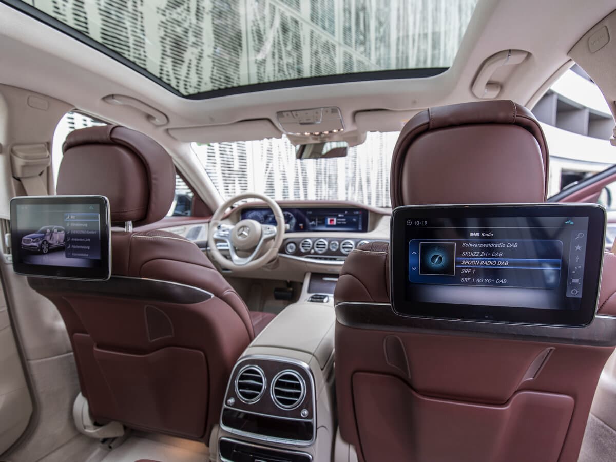 Mercedes-Benz S-Klass VI (W222, C217) Restayling — Salon, öndən