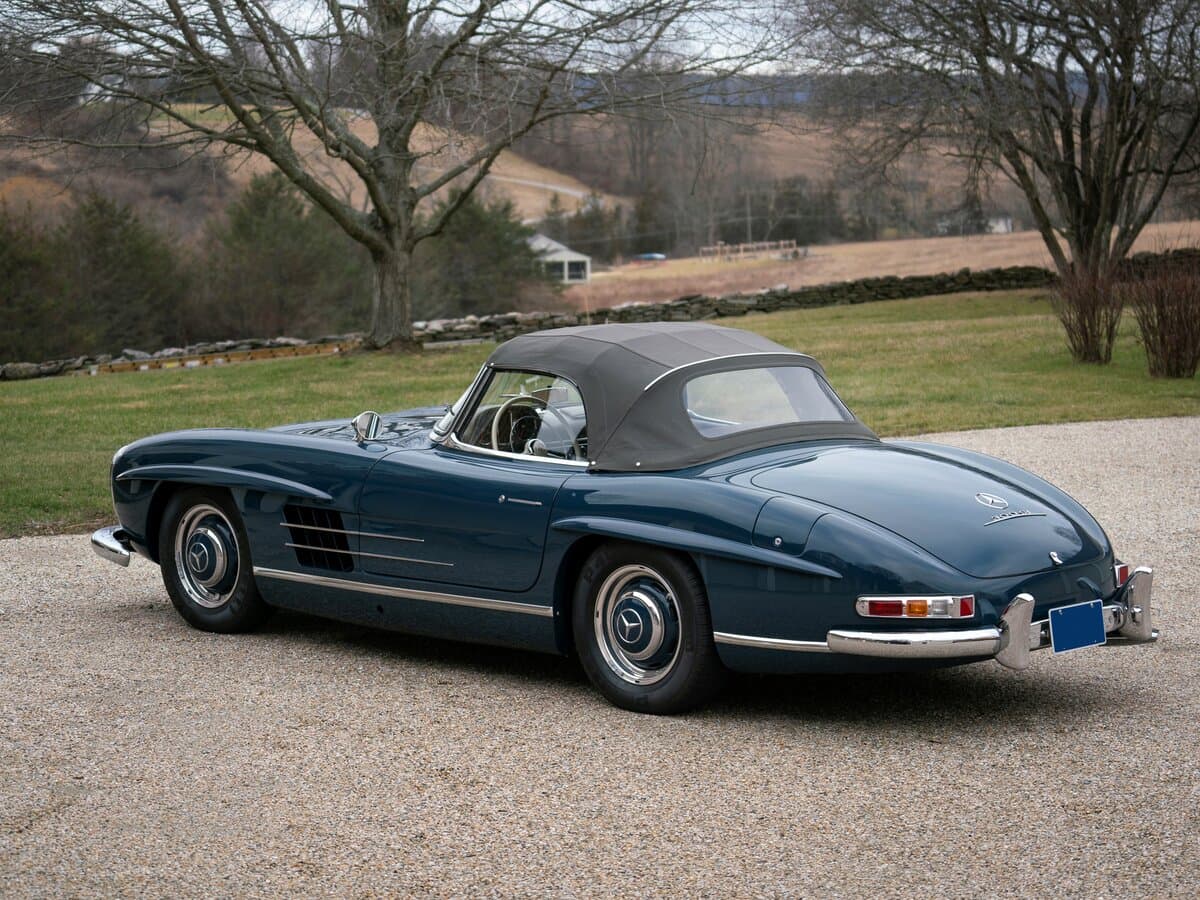 Mercedes-Benz SL-Klass W198 — 3/4 arxadan