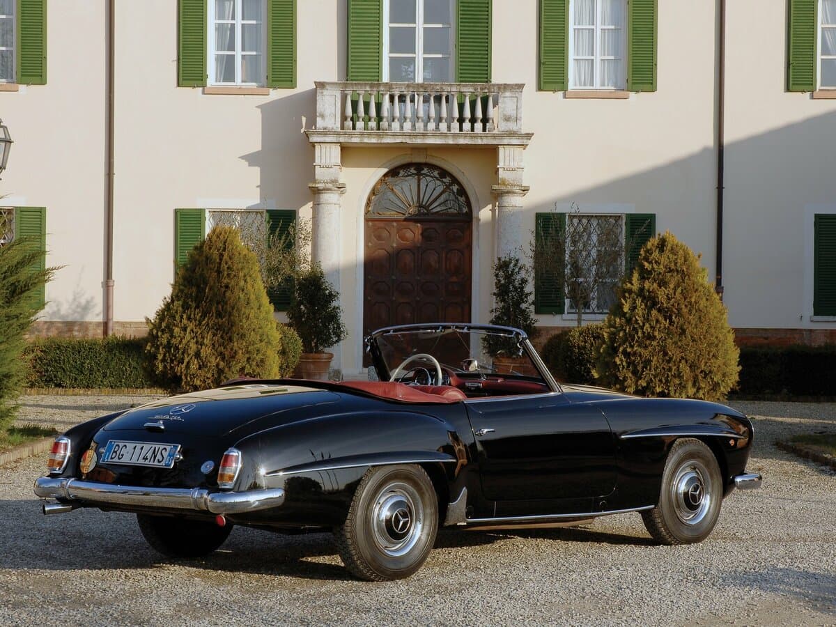 Mercedes-Benz SL-Klass I (R121) — 3/4 arxadan