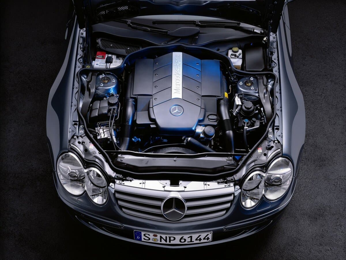 Mercedes-Benz SL-Klass V (R230) — Salon, öndən