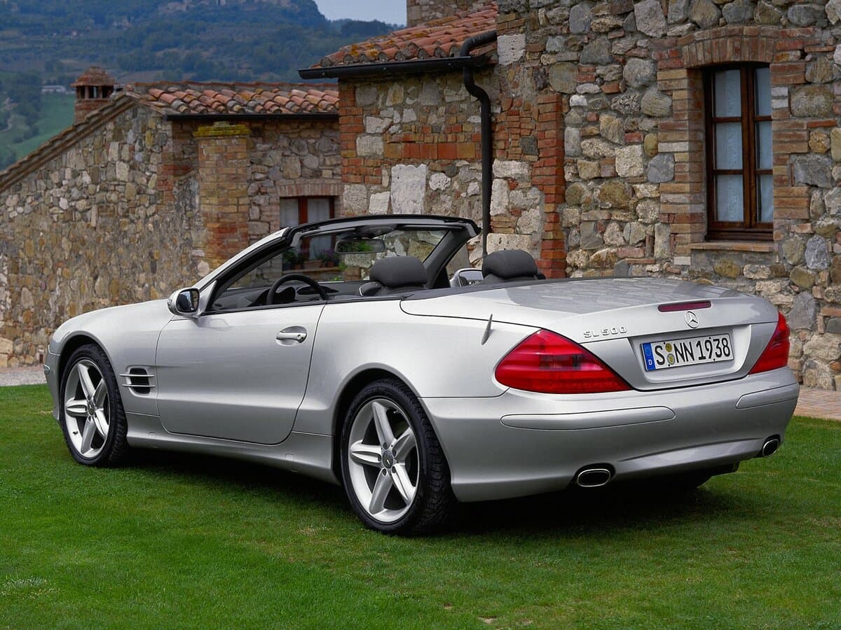 Mercedes-Benz SL-Klass V (R230) — 3/4 arxadan