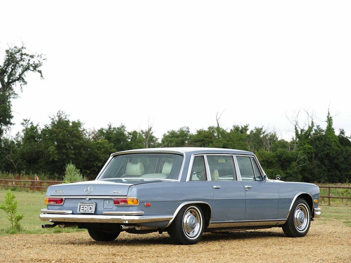 Mercedes-Benz W100 1964 – 1981 — 3/4 arxadan