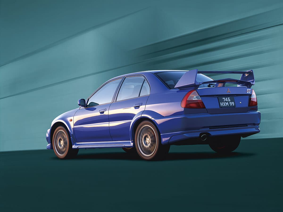 Mitsubishi Lancer Evolution VI — 3/4 arxadan