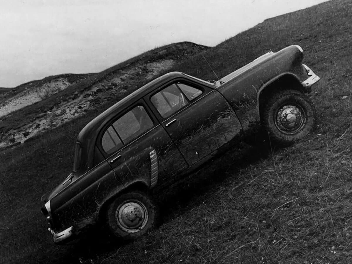 Moskviç 410 1957 – 1961 — Yandan