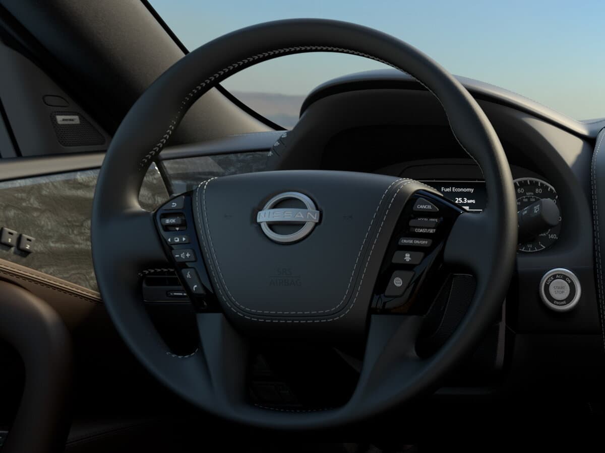 Nissan Armada II Restayling — Sükan