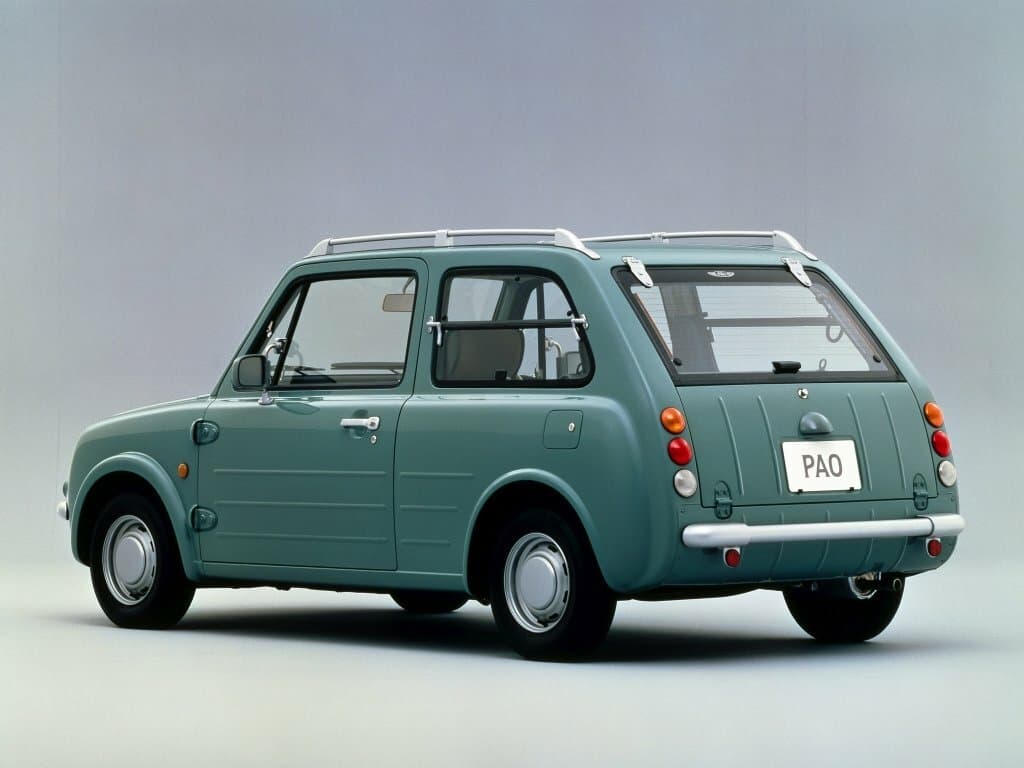 Nissan Pao 1989 – 1991 — 3/4 arxadan