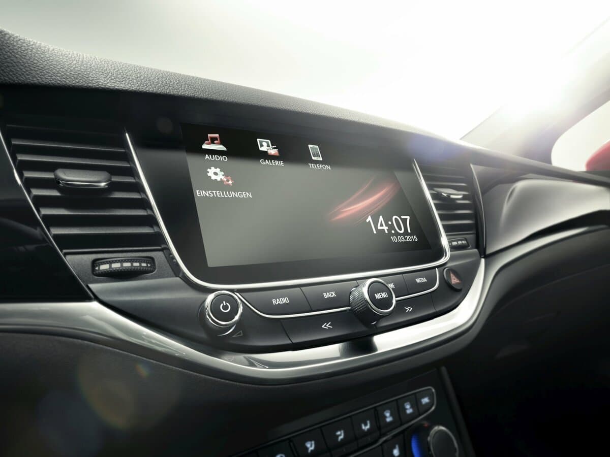 Opel Astra K — Salon, öndən
