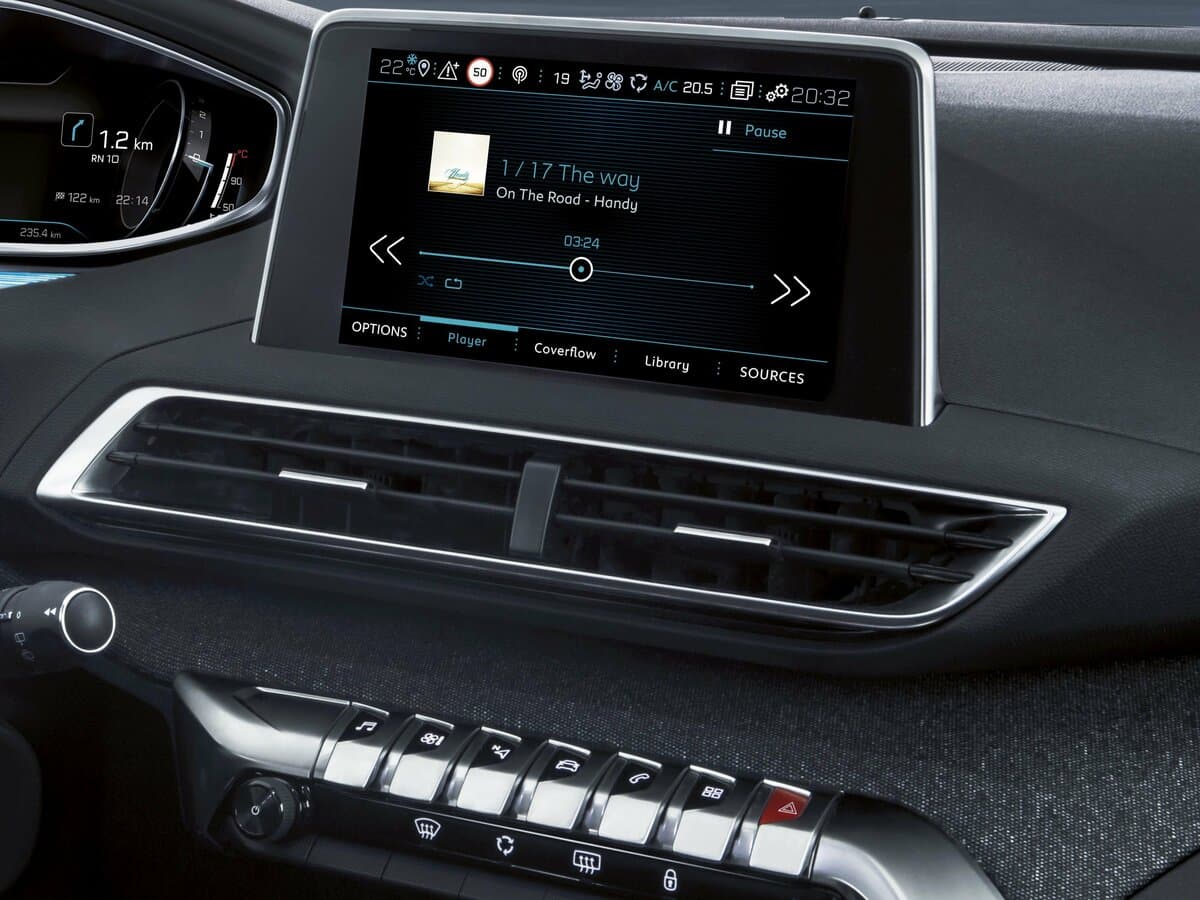 Peugeot 5008 II — Salon, öndən