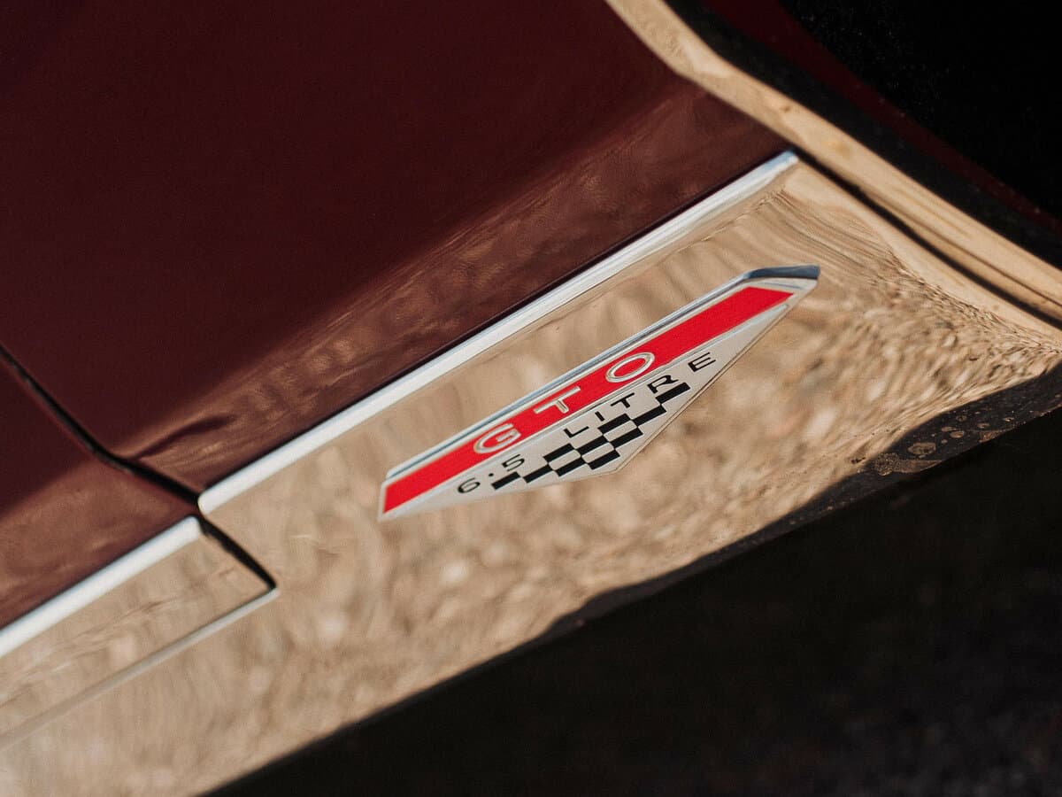 Pontiac GTO I — Salon, arxadan