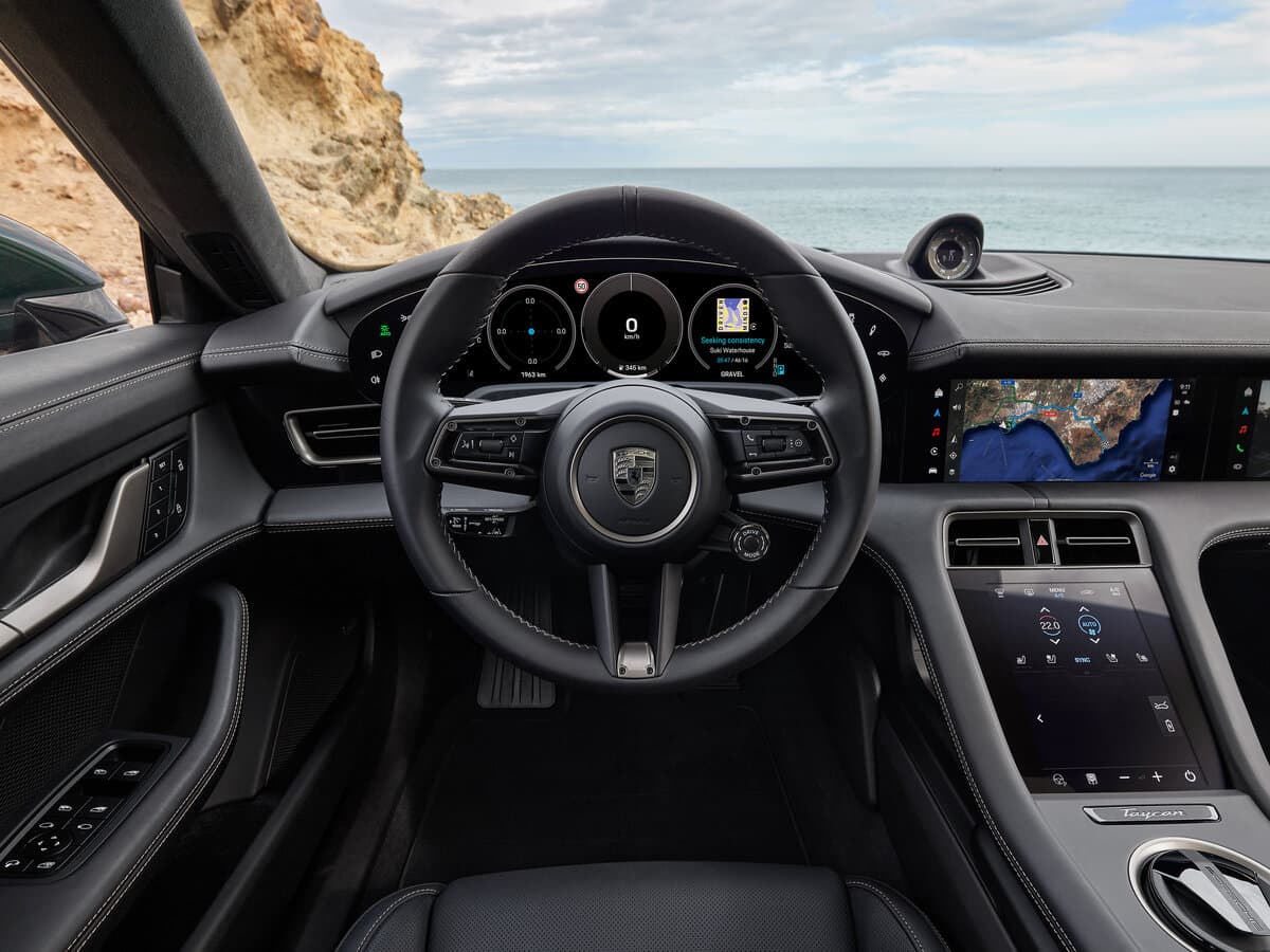 Porsche Taycan I Restayling — Sükan