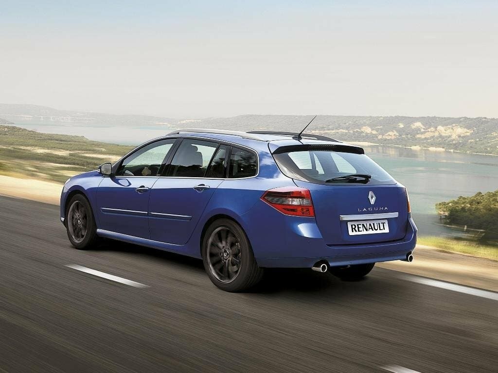 Renault Laguna III Restayling — 3/4 arxadan