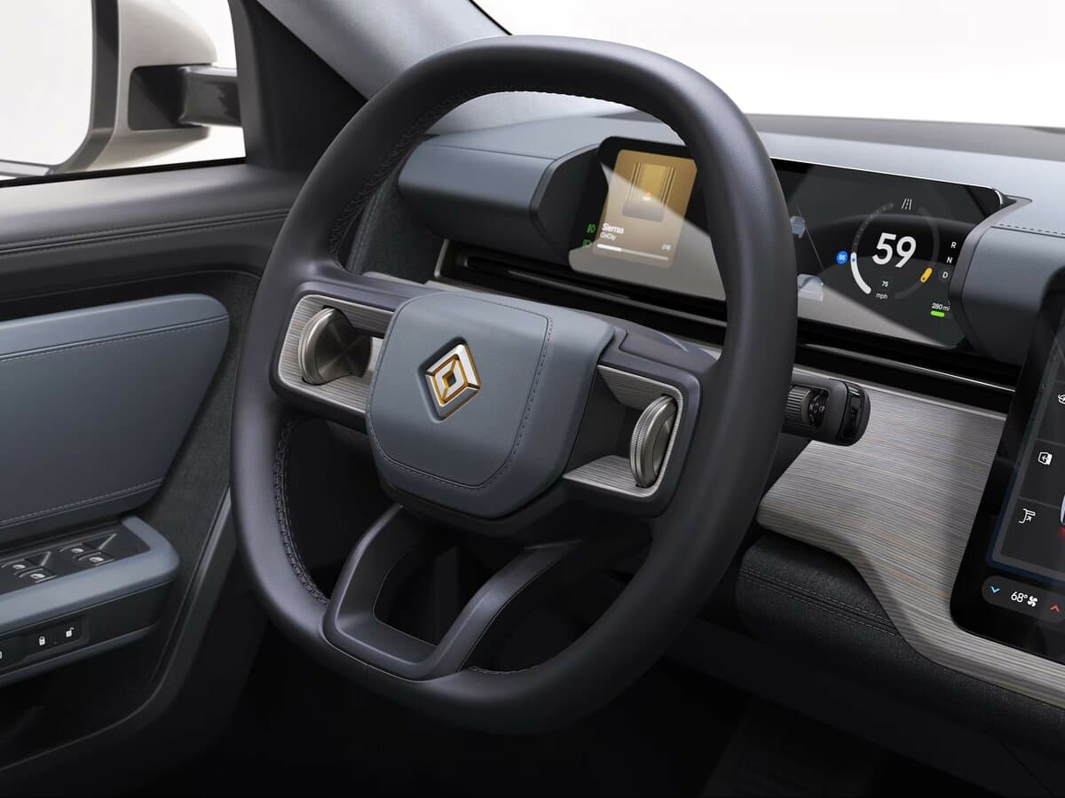 Rivian R2 2026 – indiyədək — Sükan
