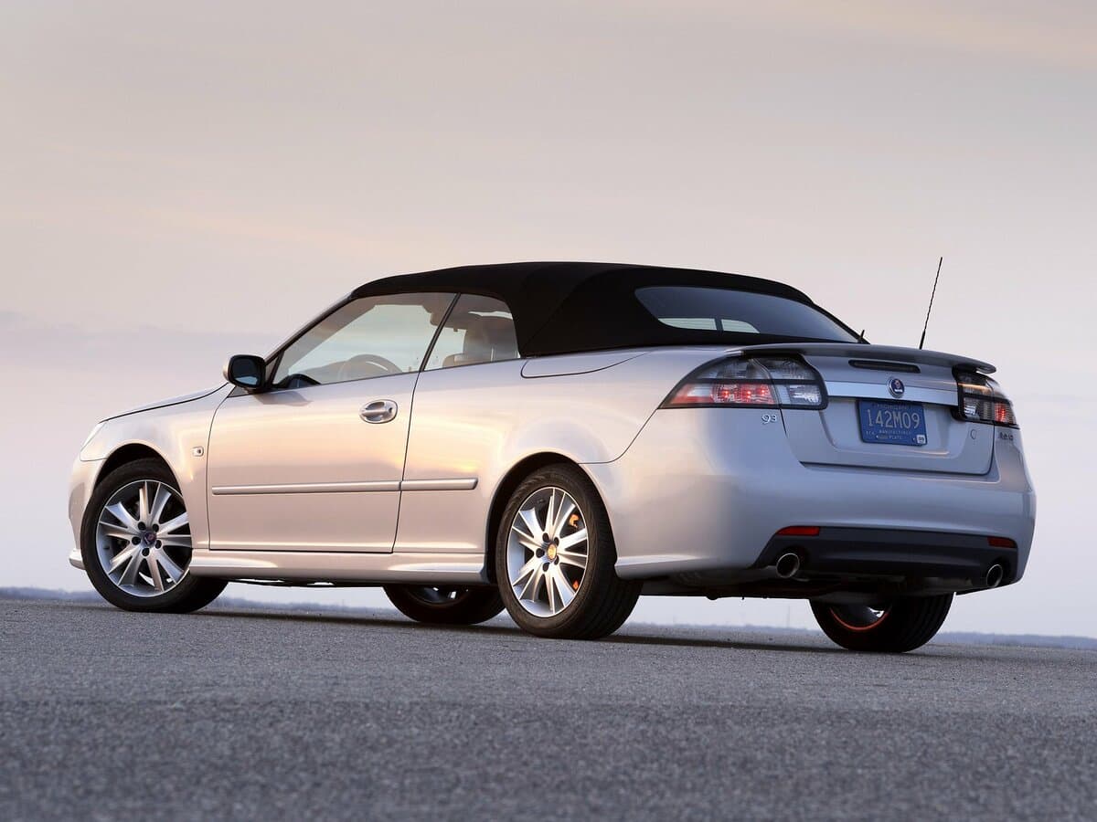 Saab 9-3 II Restayling — 3/4 arxadan
