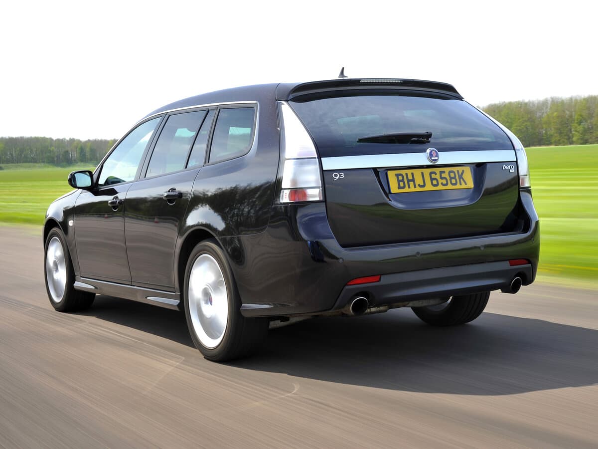 Saab 9-3 II Restayling — 3/4 arxadan