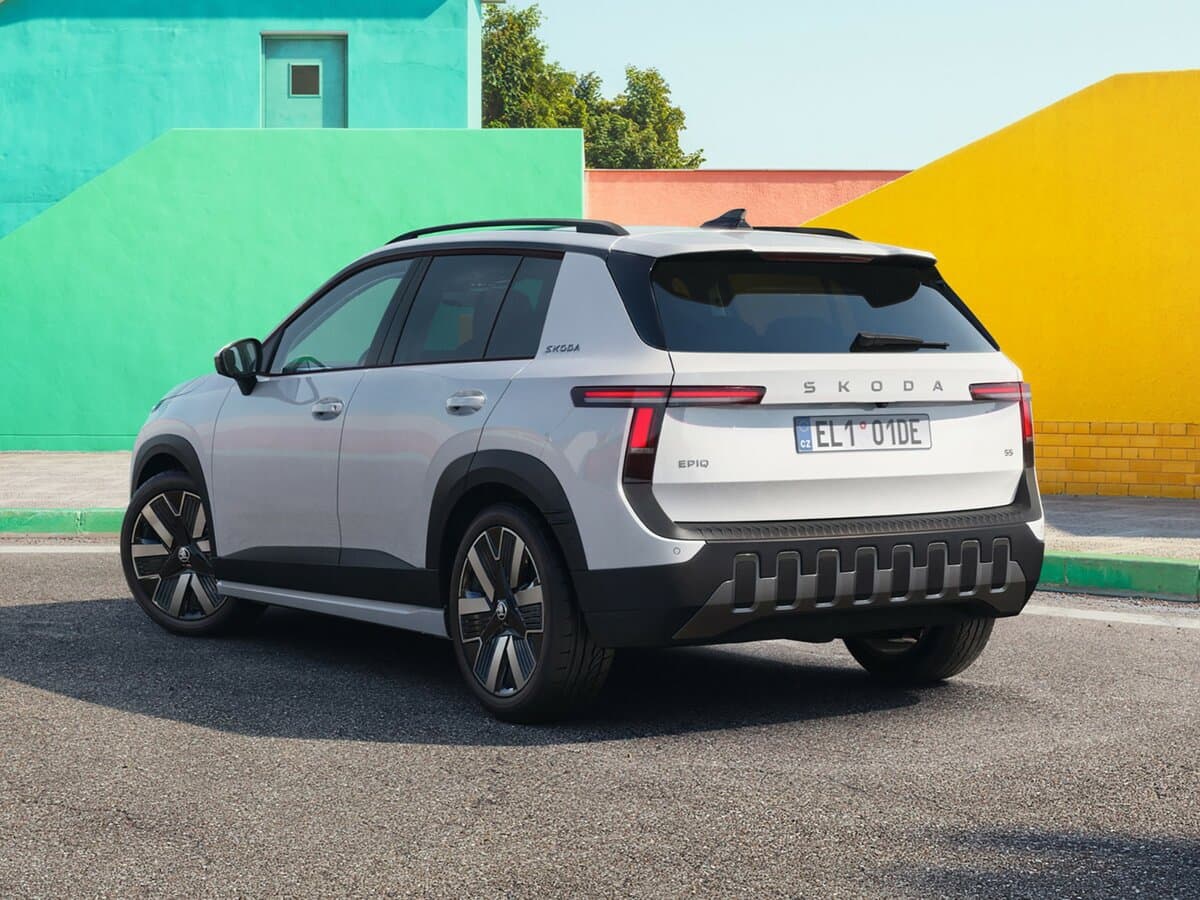 Skoda Epiq 2026 – indiyədək — 3/4 arxadan