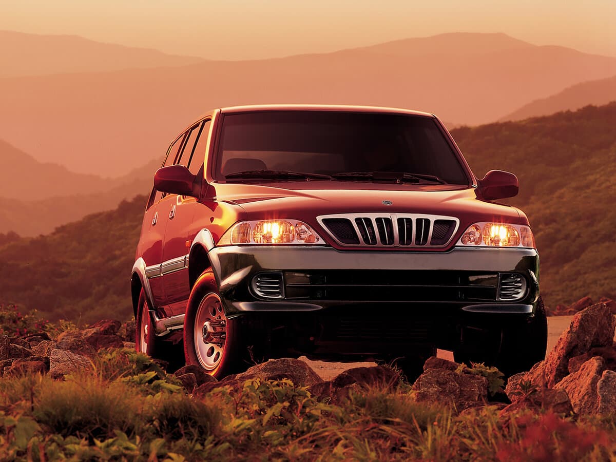 SsangYong Musso I Restayling — öndən görünüş