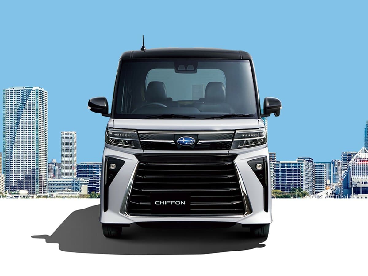 Subaru Chiffon II Restayling — öndən görünüş