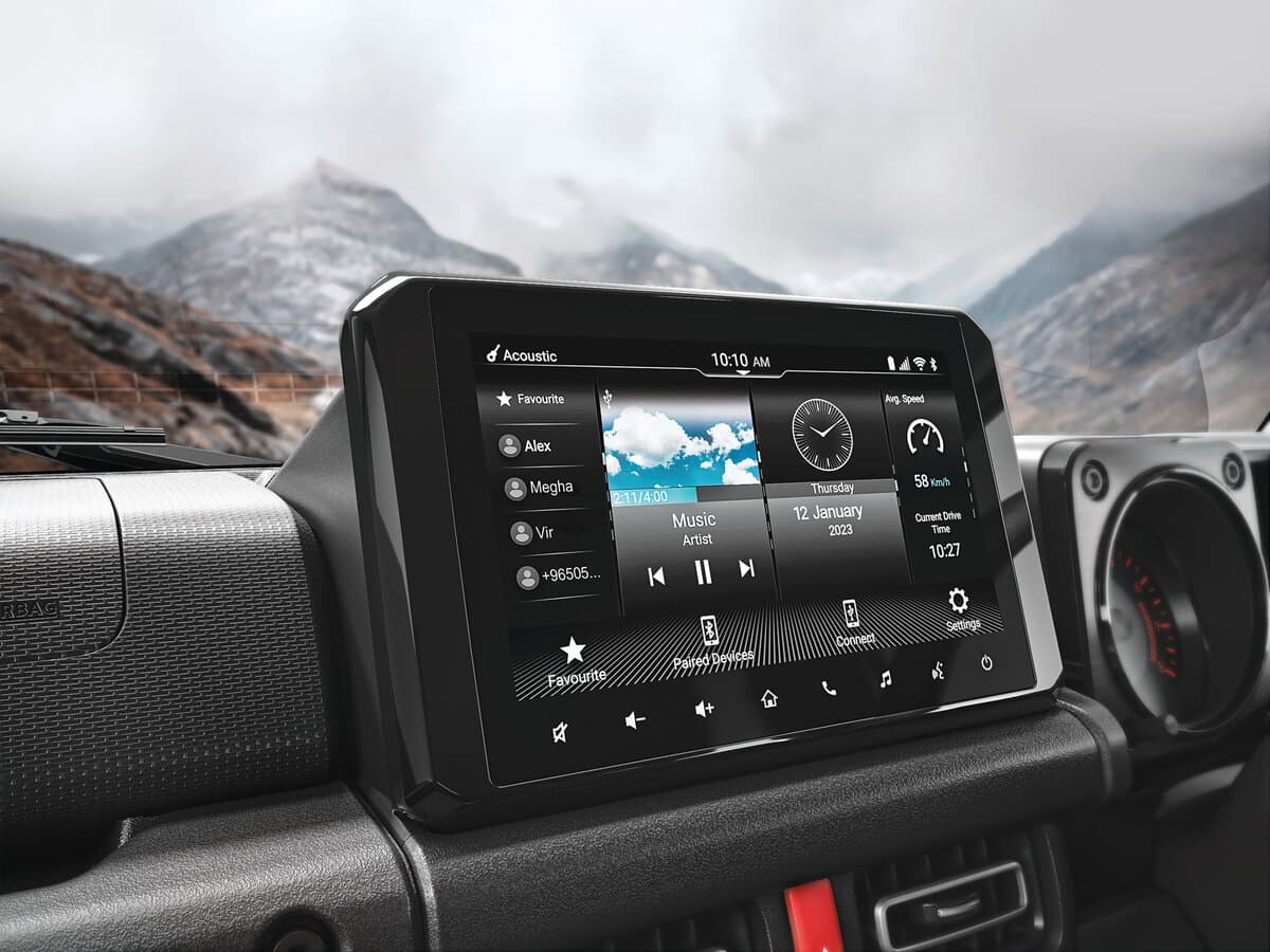 Suzuki Jimny IV — Salon, öndən