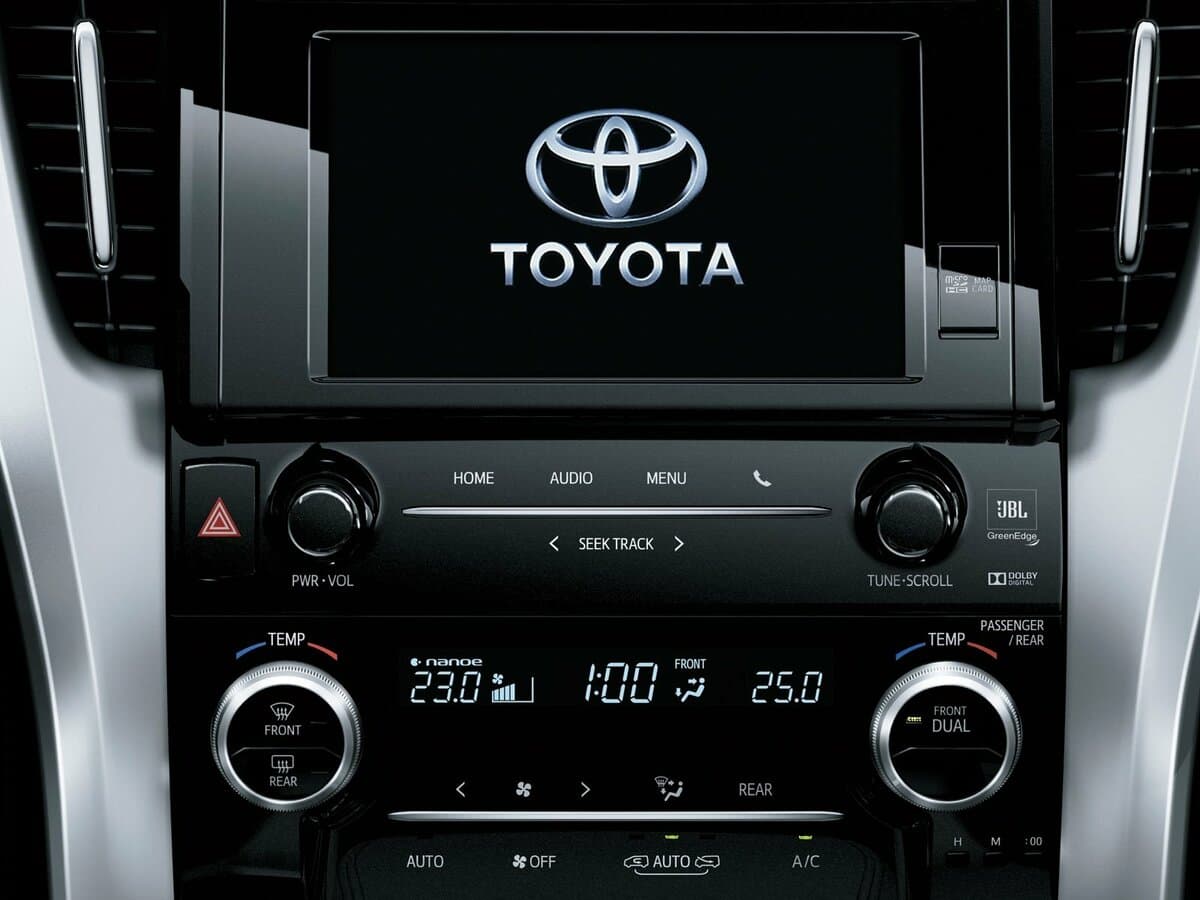 Toyota Alphard III — Salon, arxadan