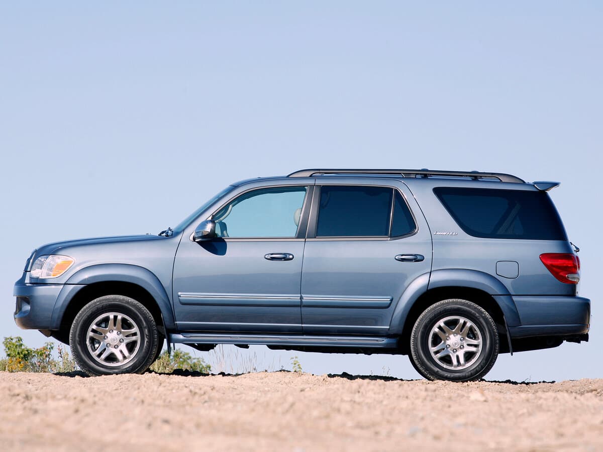 Toyota Sequoia I Restayling — Yandan