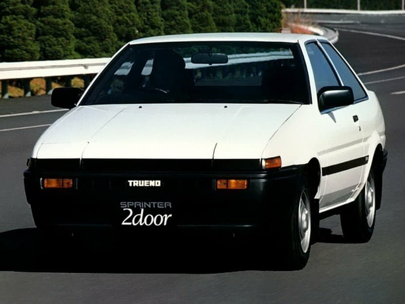 Toyota Sprinter Trueno IV (AE85/AE86) — öndən görünüş