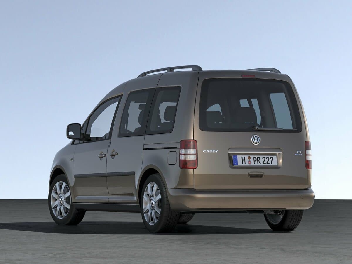 Volkswagen Caddy III Restayling — 3/4 arxadan