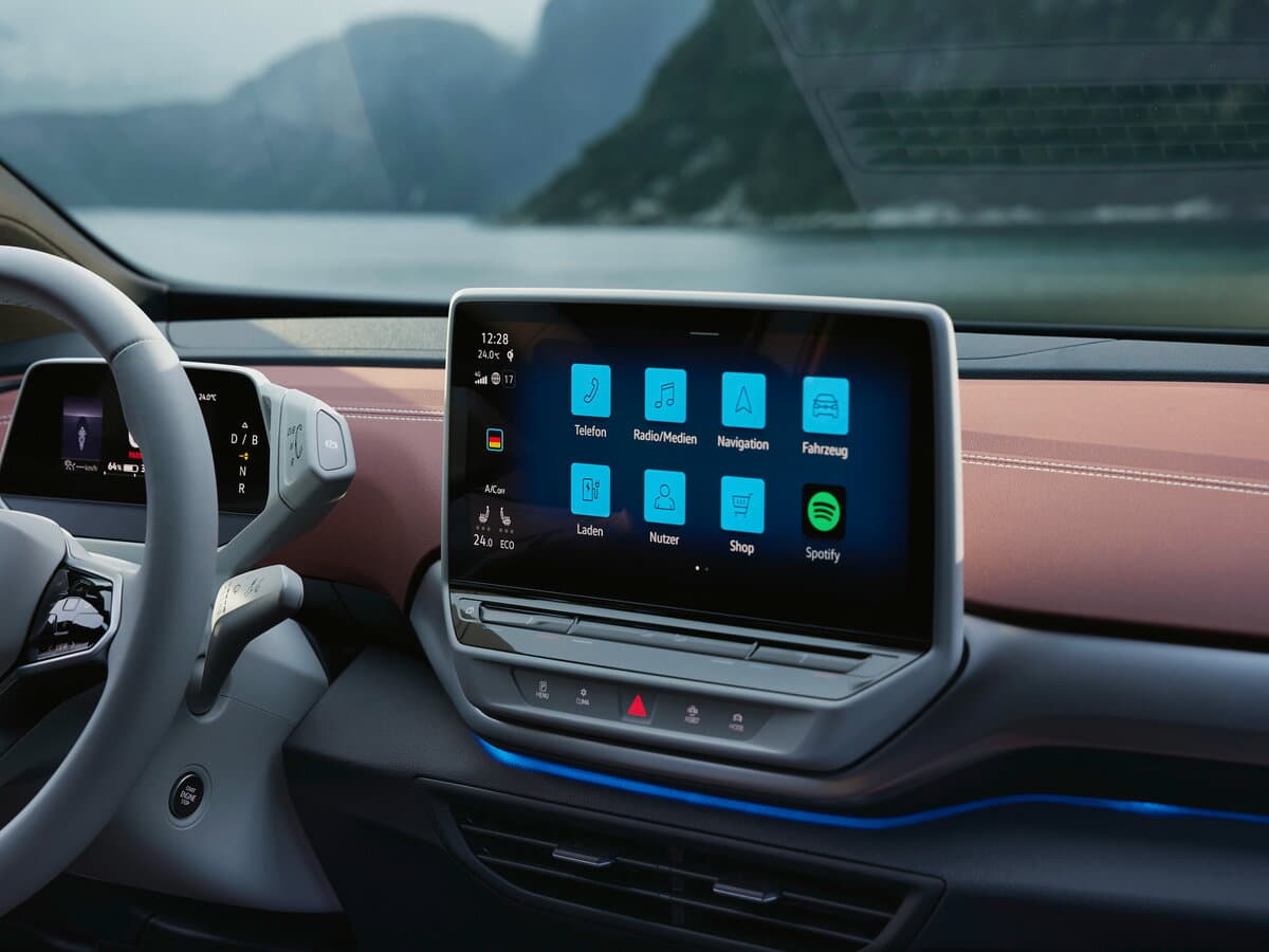 Volkswagen ID.5 2021 – indiyədək — Salon, öndən