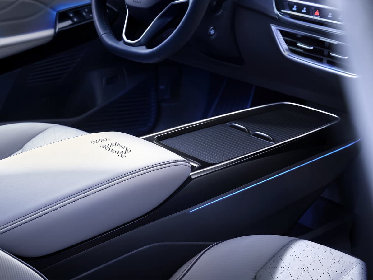 Volkswagen ID.6 2021 – indiyədək — Salon, arxadan