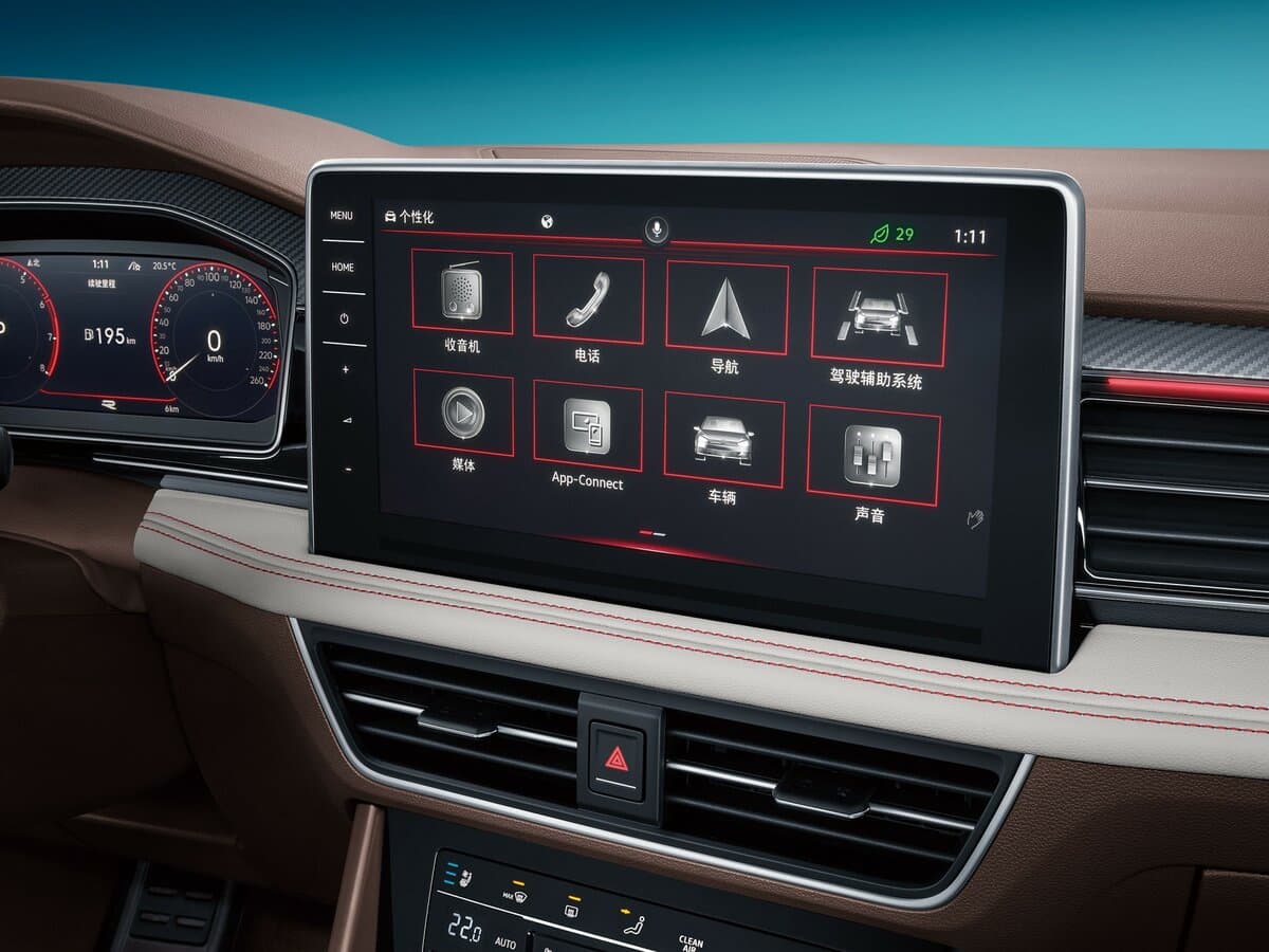 Volkswagen Tiguan II Restayling (China Market) — Salon, öndən
