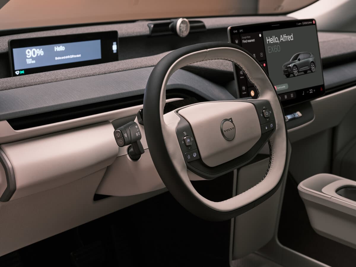 Volvo EX60 2026 – indiyədək — Sükan