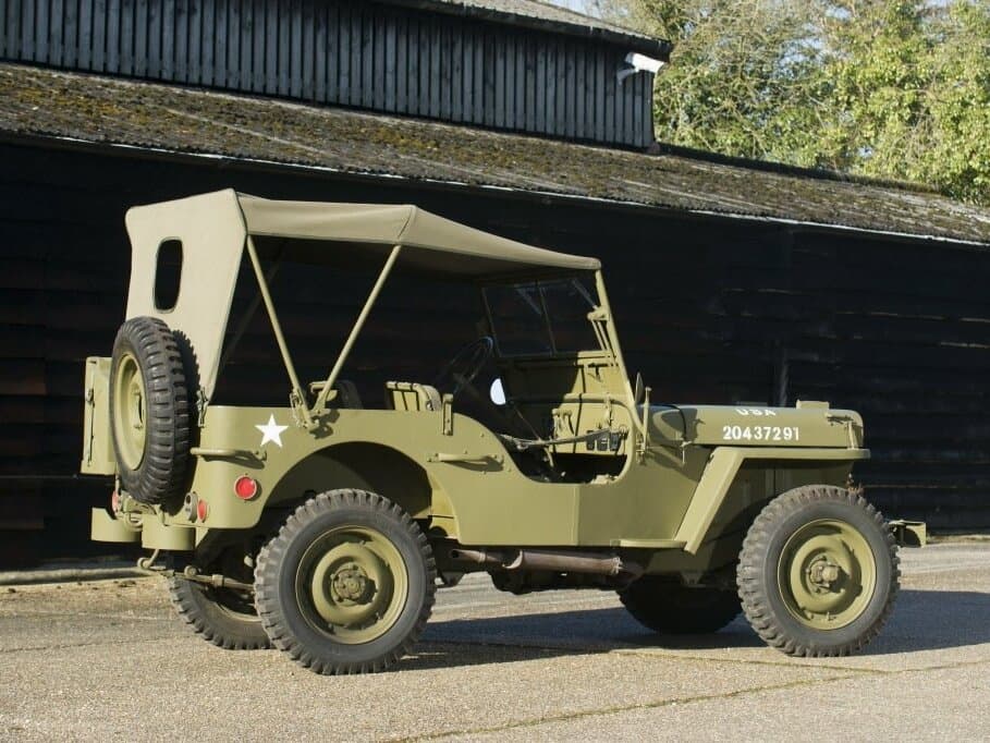 Willys MB 1941 – 1945 — 3/4 arxadan